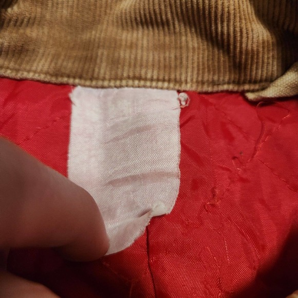 VTG Carhartt Mens FADED DISTRESSED USA Made Quilted Canvas Barn Work Jacket - Picture 5 of 12